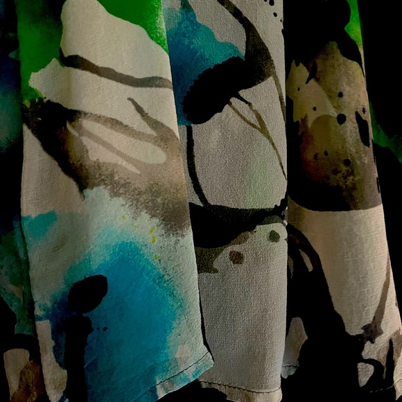 Chiffon 3/4 length blouse - Picture 2 of 3